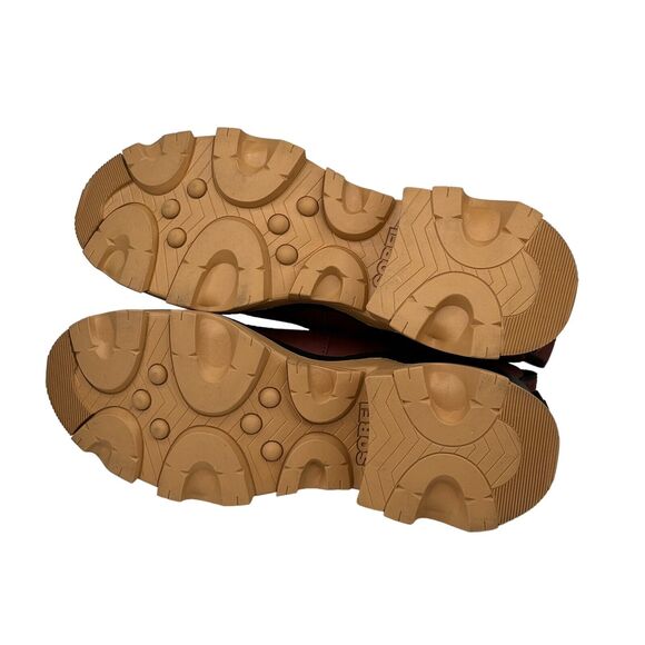 Sorel Brex Boot Chelsea Chunky 9.5 Waterproof Ankle Boots Red Cherry Women's NEW - Picture 6 of 10